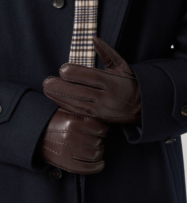 UNITED ARROWS「＜PIERO RESTELLI＞ディアスキン ラインド グローブ」|手袋|