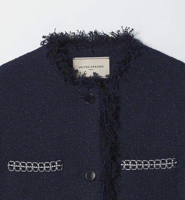 UNITED ARROWS「2トーン ツイードライク ベスト」|ベスト・ジレ|