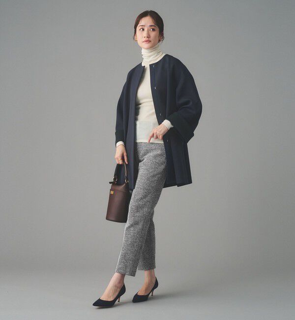 UNITED ARROWS「2トーン ツイードライク パンツ」|スラックス|