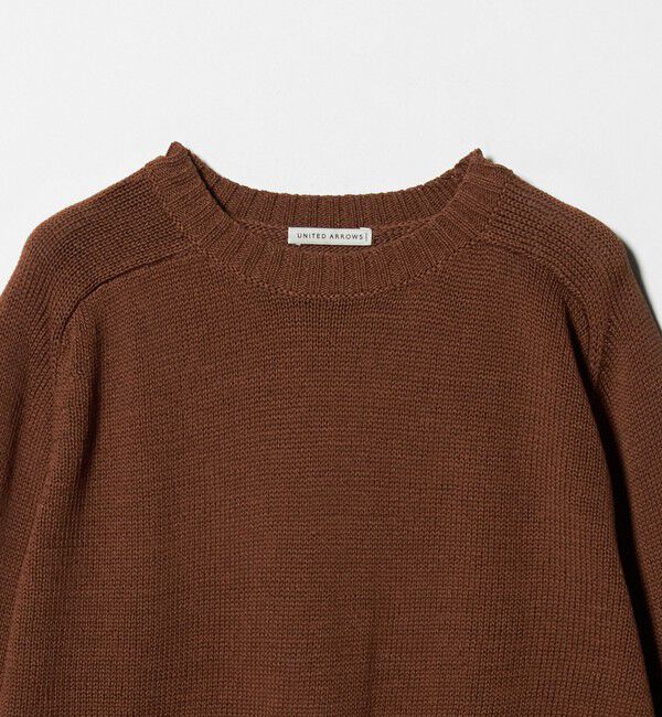 UNITED ARROWS「テープヤーン 天竺編み  クルーネック サマーニット」|ニット・セーター|