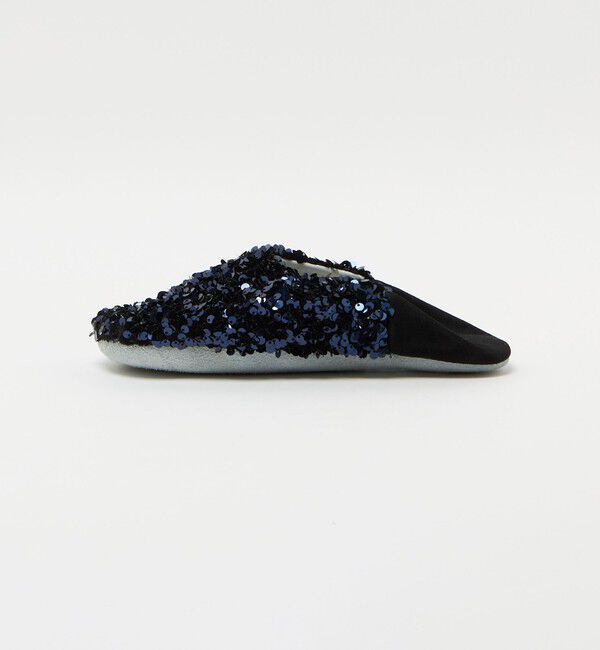 Style for Living「＜SOUK‐SOUK＞スパンコール バブーシュ」|ルームシューズ|NAVY