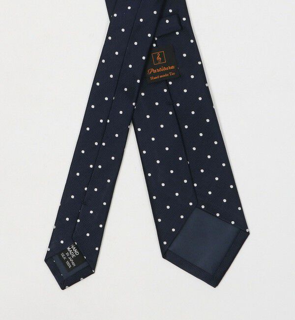 UNITED ARROWS green label relaxing「＜partitura＞8.0cm ドット2 ネクタイ」|ネクタイ・蝶ネクタイ|