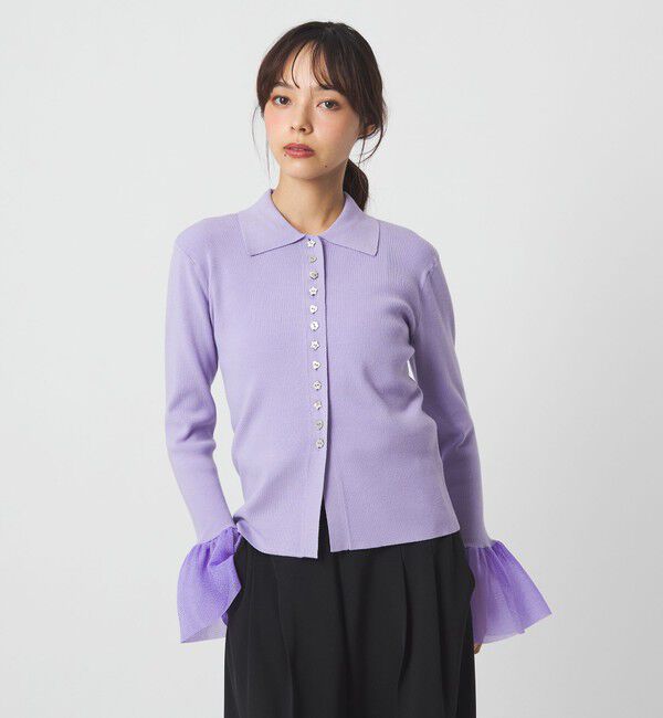 EMMEL REFINES「＜EMMEL REFINES＞EM HW マルチボタン ソデボリューム ニット」|ニット・セーター|