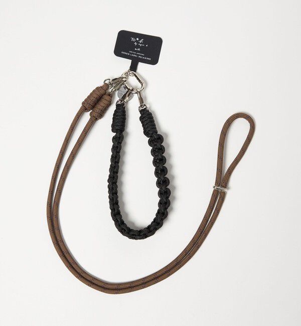 UNITED ARROWS green label relaxing「＜To b. by agnes b.コラボ＞モバイル ストラップ 2」|その他|BLACK