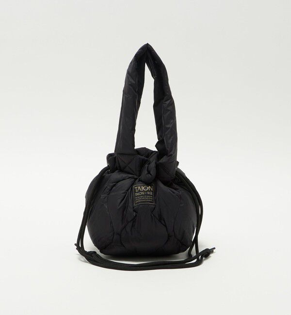 UNITED ARROWS green label relaxing「＜TAION＞ソフトシェル S ダウン トートバッグ」|トートバッグ|BLACK