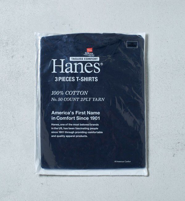 BEAUTY&YOUTH UNITED ARROWS「【別注】 ＜Hanes（ヘインズ）＞ 3PACK T-SHIRTS/パックTシャツ」|Tシャツ・カットソー|BLACK