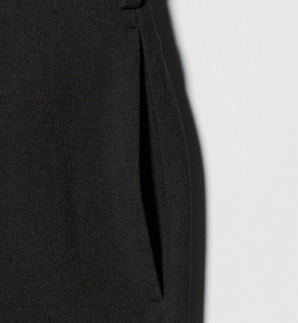 BEAUTY&YOUTH UNITED ARROWS「メランジ ダブルクロス 1プリーツ アジャスト パンツ NO.7」|チノ|