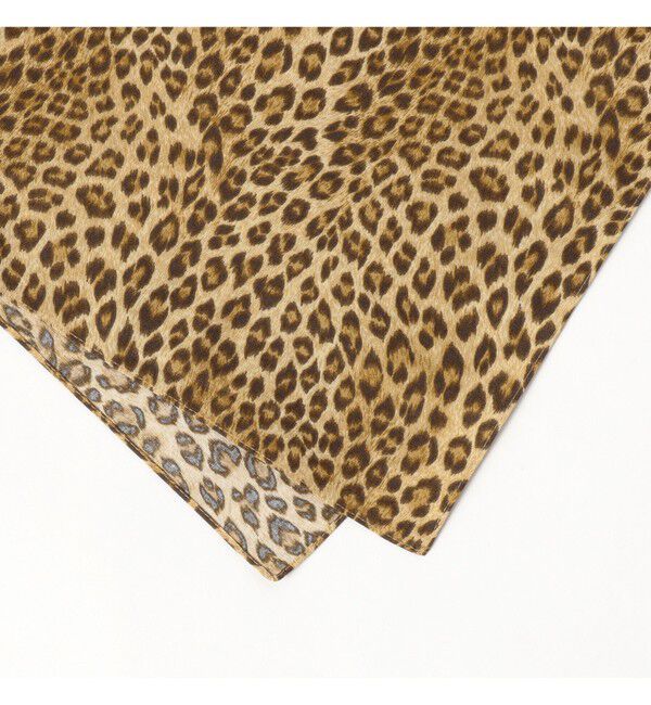 Ray BEAMS 「レオパード ハンカチ」|ハンカチ|