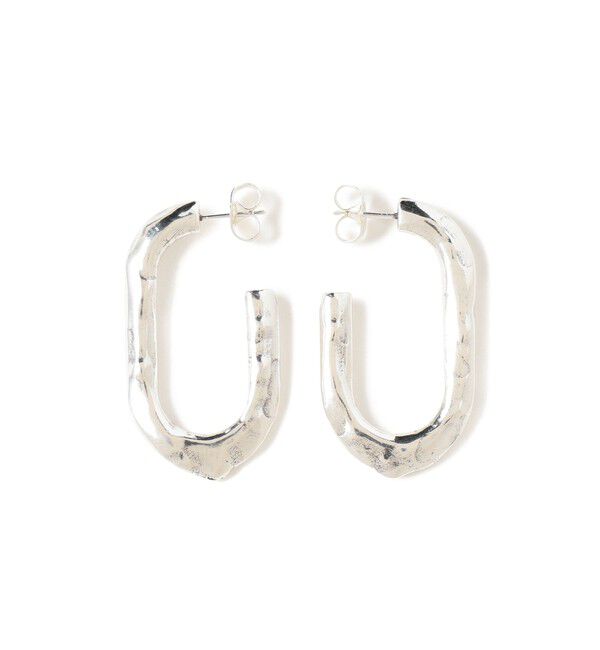 Ray BEAMS 「Otro Accesorio / オーバル フープ ピアス」|その他|SILVER