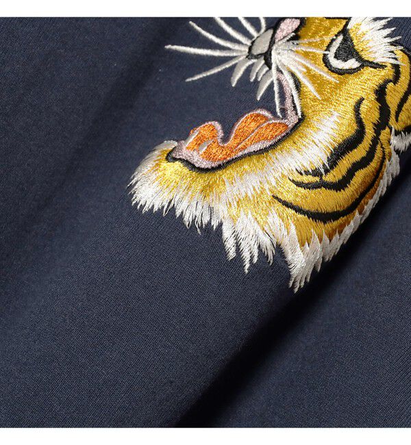 BEAMSBOY「テーラー東洋 / SUKA T-SHIRT EMBROIDERED &ldquo;TIGER&rdquo;」|Tシャツ・カットソー|