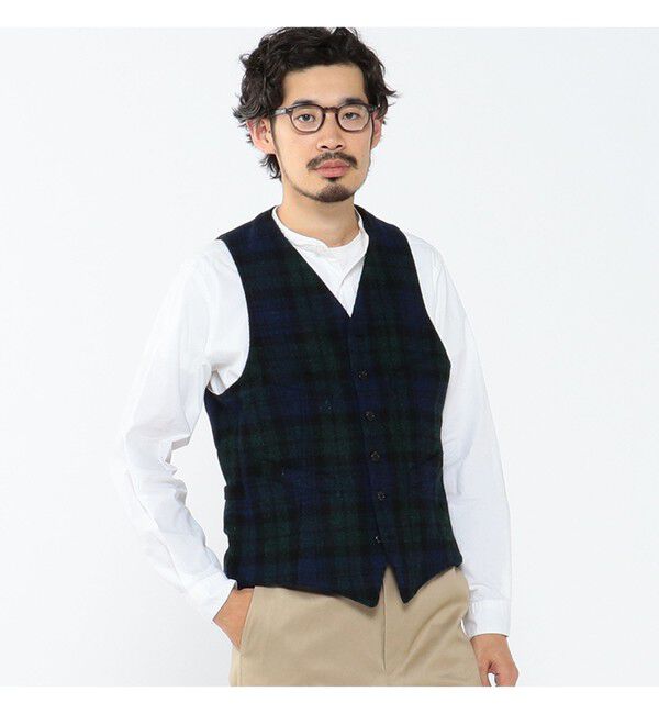 BEAMS PLUS「BEAMS PLUS / ハリスツイード ベスト」|ベスト・ジレ|