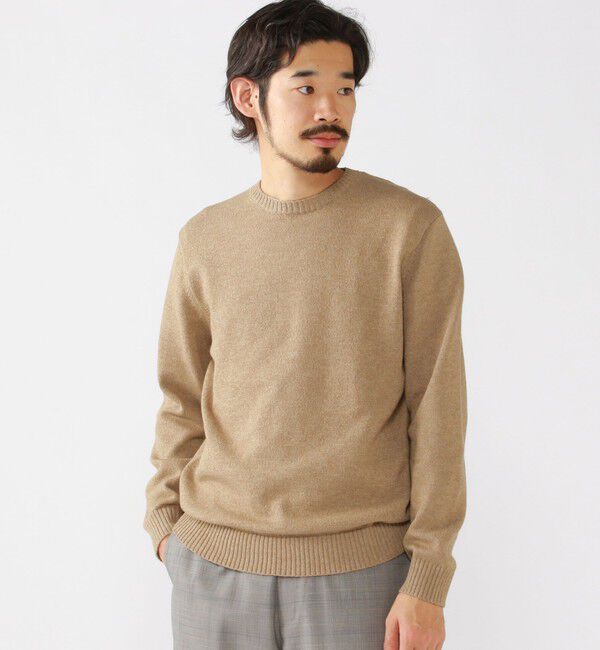 BEAMS PLUS「Crew LilyYarn 7G」|ニット・セーター|