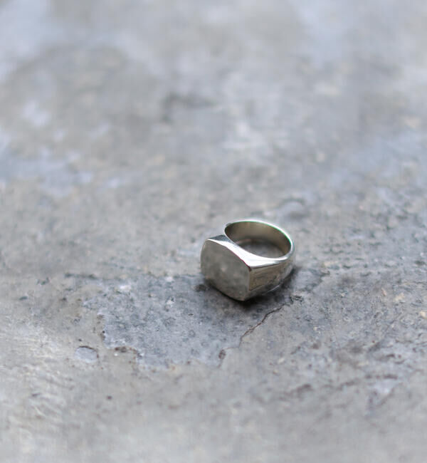 BEAMS「BEAMS / スクエア リング SILVER925」|ネックレス|