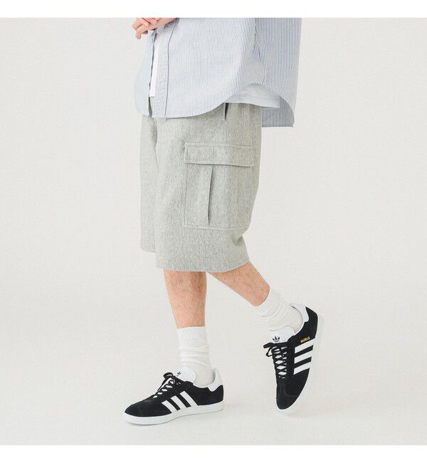 BEAMS「【別注】Champion / スウェット カーゴショーツ」|その他|O.GRAY
