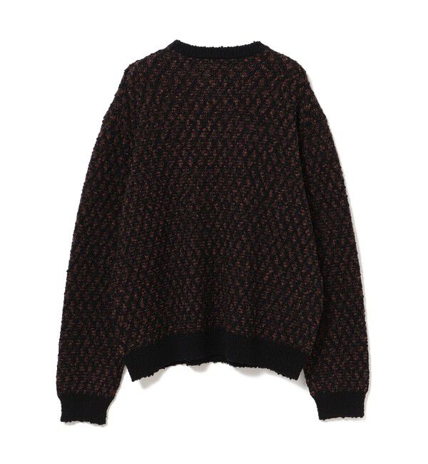 BEAMS「5ゲージ ツイーディー クルーネック ニット」|ニット・セーター|