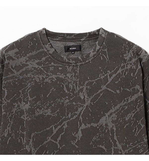BEAMS「スプラッシュ ジャカード ロングスリーブ Tシャツ」|Tシャツ・カットソー|