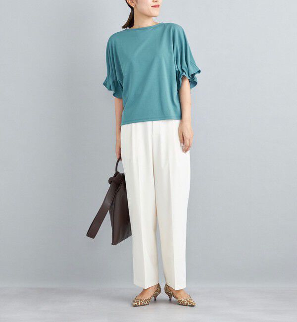 SHIPS for women「ゴムスリーブポンチプルオーバー」|Tシャツ・カットソー|