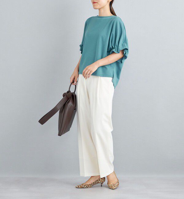 SHIPS for women「ゴムスリーブポンチプルオーバー」|Tシャツ・カットソー|