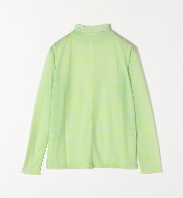 SHIPS any「SHIPS any:〈洗濯機可能〉シアー ボーダー タートルネック プルオーバー」|Tシャツ・カットソー|