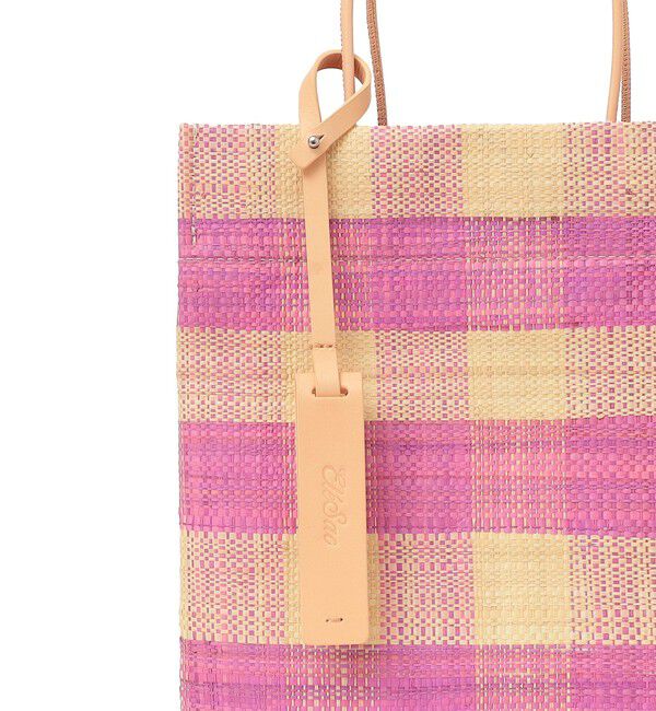 SHIPS for women「ELESAC:PAPIRO S CHECK◇」|トートバッグ|