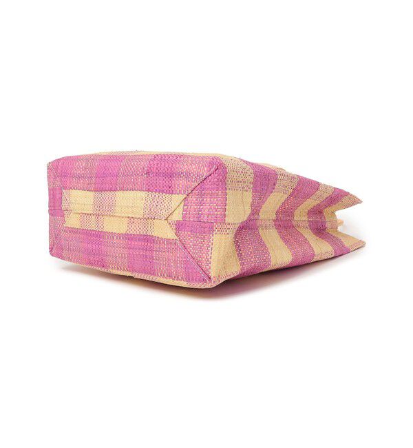 SHIPS for women「ELESAC:PAPIRO S CHECK◇」|トートバッグ|