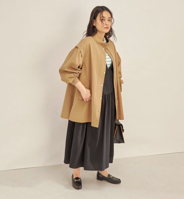 SHIPS for women「強撚 ギャバ スタンドカラー ハーフ コート ◇」|その他|