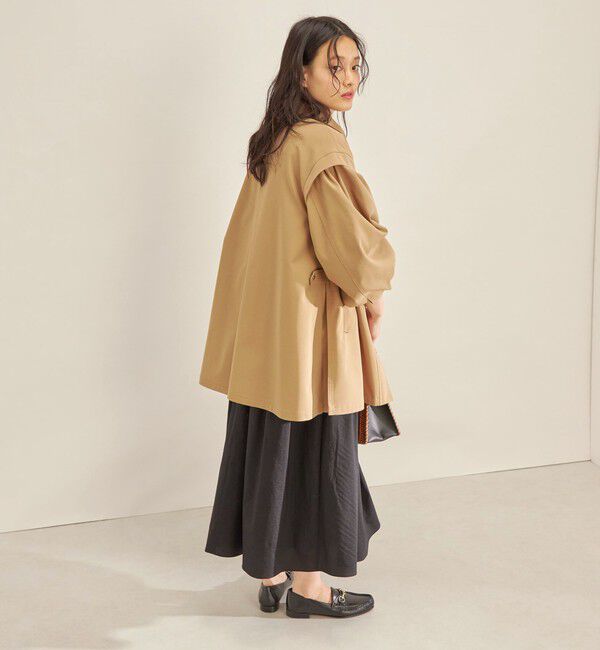 SHIPS for women「強撚 ギャバ スタンドカラー ハーフ コート ◇」|その他|