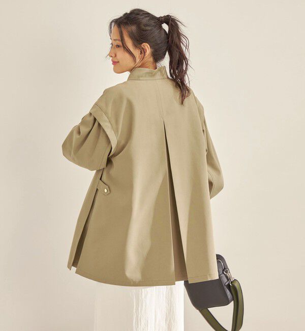 SHIPS for women「強撚 ギャバ スタンドカラー ハーフ コート ◇」|その他|