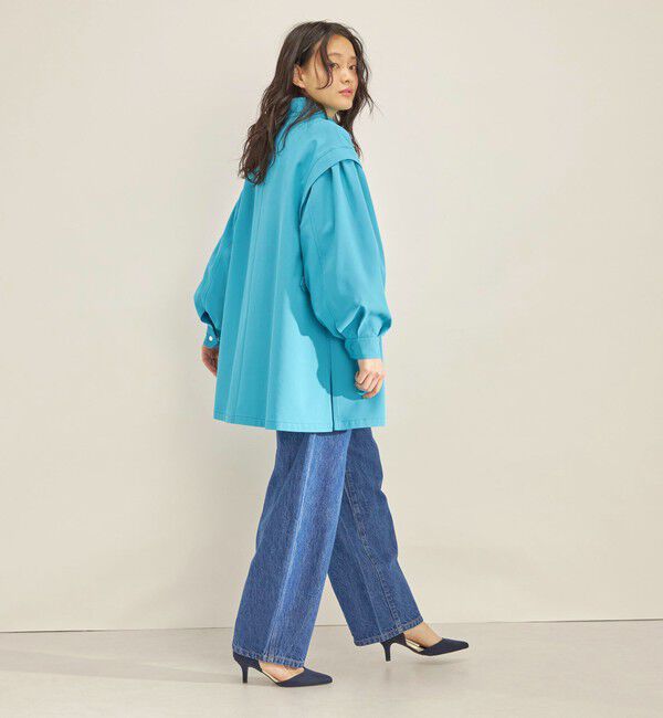 SHIPS for women「強撚 ギャバ スタンドカラー ハーフ コート ◇」|その他|