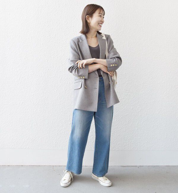 SHIPS any「SHIPS any:〈洗濯機可能〉アイビー ブレザー ダブル ジャケット」|テーラードジャケット|