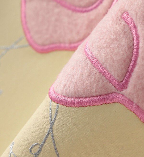 SHIPS KIDS「SHIPS KIDS:140～150cm / ツイン バード フェイクファー 長袖 TEE」|Tシャツ・カットソー|