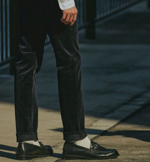 SHIPS「SHIPS: KAKEGAWA コーデュロイ 5ポケット スリム パンツ」|チノ|