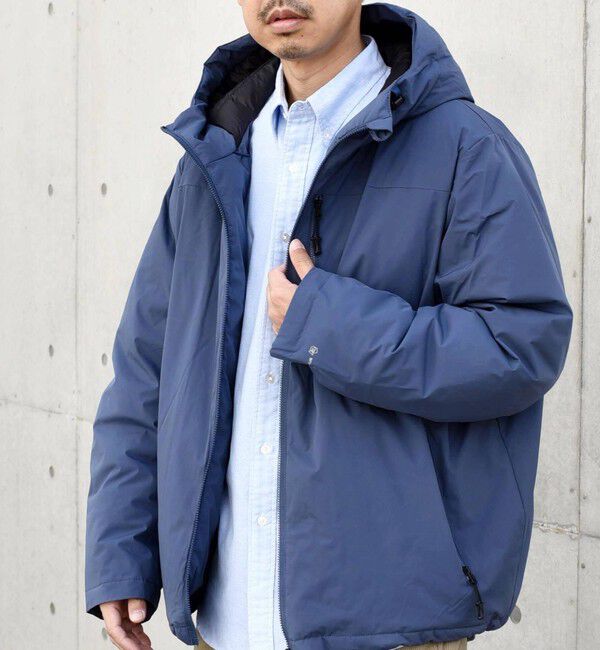 SHIPS any「SHIPS any: 〈撥水・防風等〉多機能 フード ダウン ブルゾン◇」|ダウン|