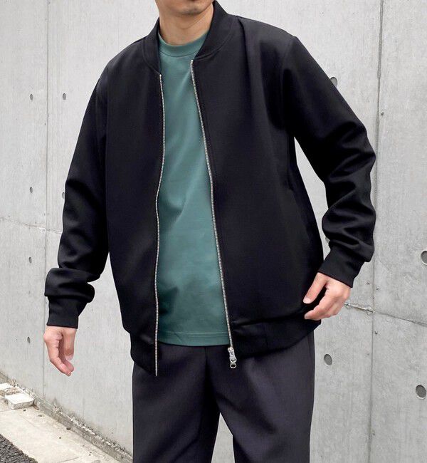 SHIPS any「SHIPS any: <洗濯機可能> カルゼ ポンチ ジップアップ ブルゾン◇」|ブルゾン・スタジャン|