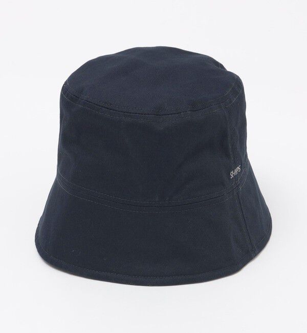 SHIPS「【WEB限定】SHIPS: マイクロ SHIPSロゴ エンブロイダリー オーバーフィット バケットハット」|ハット|