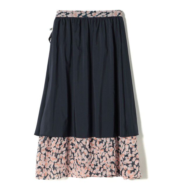 SHIPS for women「〈手洗い可能〉フラワー プリント ティアード スカート 24SS ◇」|スカート|