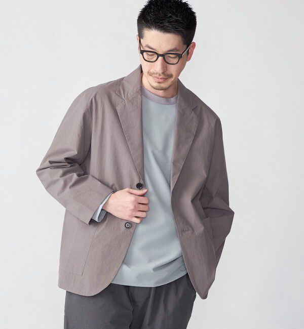 SHIPS「SHIPS: コットン ブロード リラックス シャツ ジャケット」|テーラードジャケット|