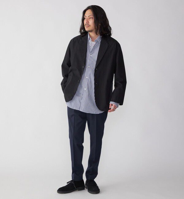 SHIPS「SHIPS: コットン ブロード リラックス シャツ ジャケット」|テーラードジャケット|