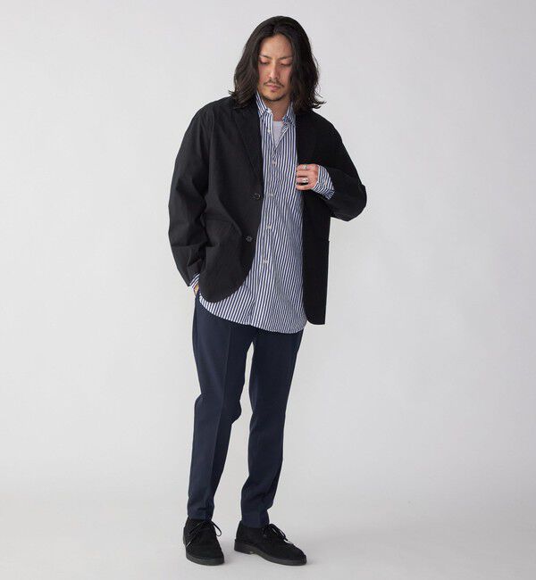 SHIPS「SHIPS: コットン ブロード リラックス シャツ ジャケット」|テーラードジャケット|