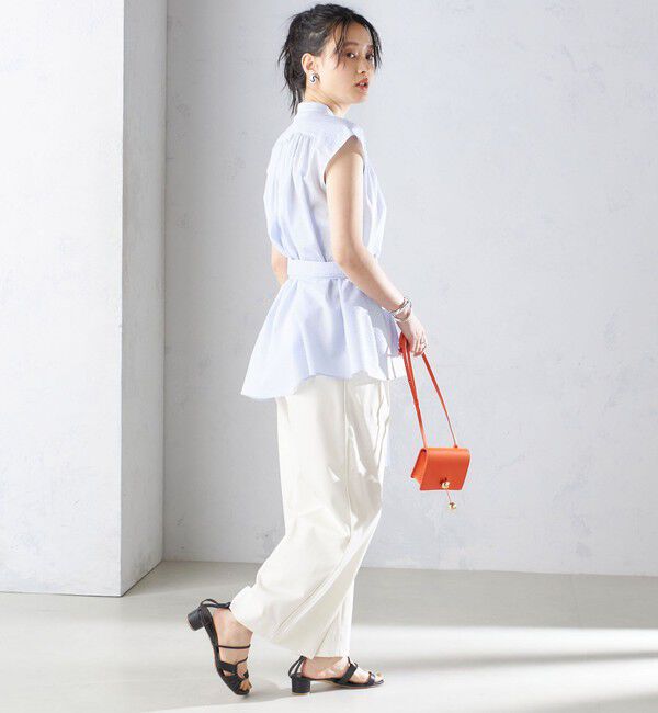 SHIPS for women「〈手洗い可能〉コットン リップル アシメ ブラウス ◇」|シャツ・ブラウス|