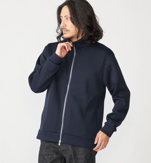 SHIPS「SHIPS:〈手洗い可能〉ドライバーズ ニット ジップ カーディガン」|カーディガン|