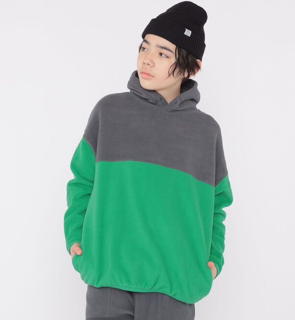 SHIPS KIDS「SHIPS KIDS:140～160cm / フリース ゲーミング パーカー」|パーカー|