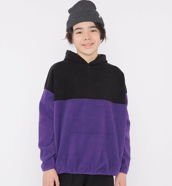 SHIPS KIDS「SHIPS KIDS:140～160cm / フリース ゲーミング パーカー」|パーカー|