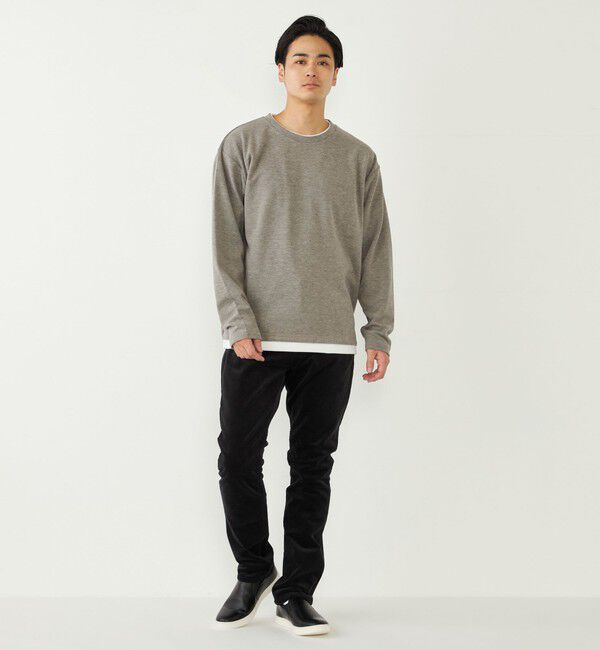 SHIPS Colors 「SHIPS Colors:〈洗濯機可能〉サカリバ フェイクレイヤード ロングスリーブ カットソー」|Tシャツ・カットソー|