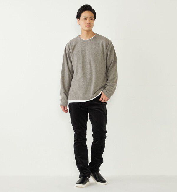 SHIPS Colors 「SHIPS Colors:〈洗濯機可能〉サカリバ フェイクレイヤード ロングスリーブ カットソー」|Tシャツ・カットソー|