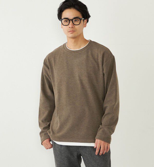 SHIPS Colors 「SHIPS Colors:〈洗濯機可能〉サカリバ フェイクレイヤード ロングスリーブ カットソー」|Tシャツ・カットソー|