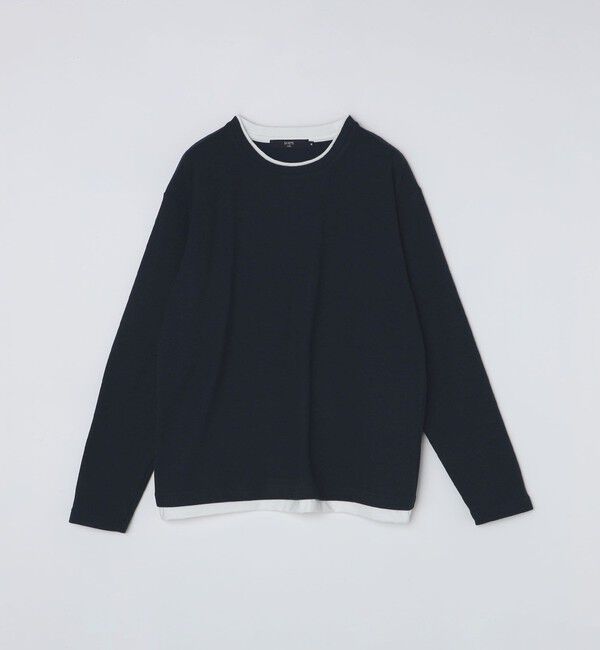 SHIPS Colors 「SHIPS Colors:〈洗濯機可能〉サカリバ フェイクレイヤード ロングスリーブ カットソー」|Tシャツ・カットソー|