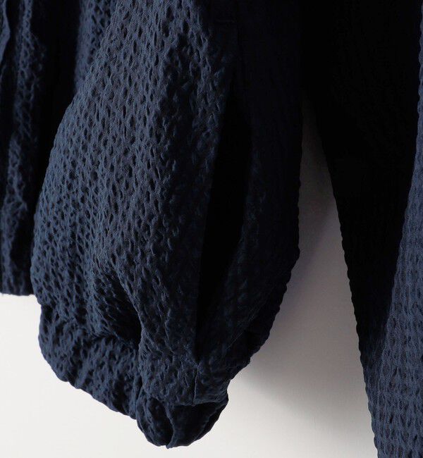 SHIPS KIDS「SHIPS KIDS:100～130cm /〈UVカット/洗濯機可能〉フリル パーカ」|ブルゾン・スタジャン|