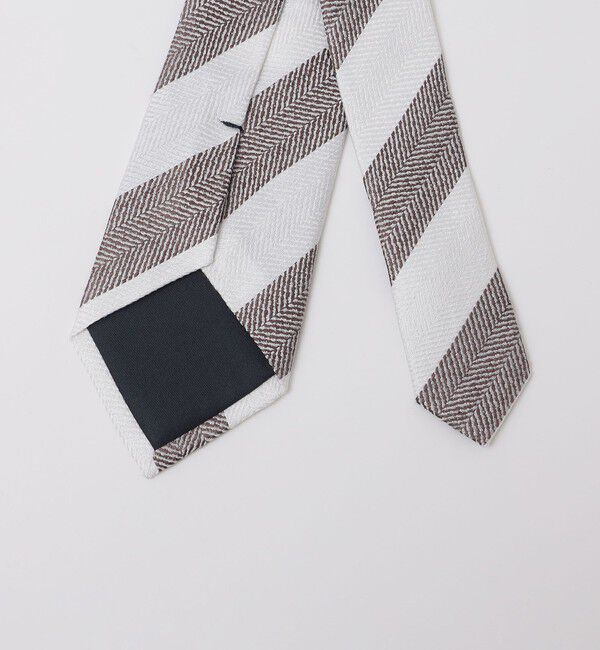 SHIPS Colors 「SHIPS Colors:シルク リネン ストライプ ネクタイ」|ネクタイ・蝶ネクタイ|