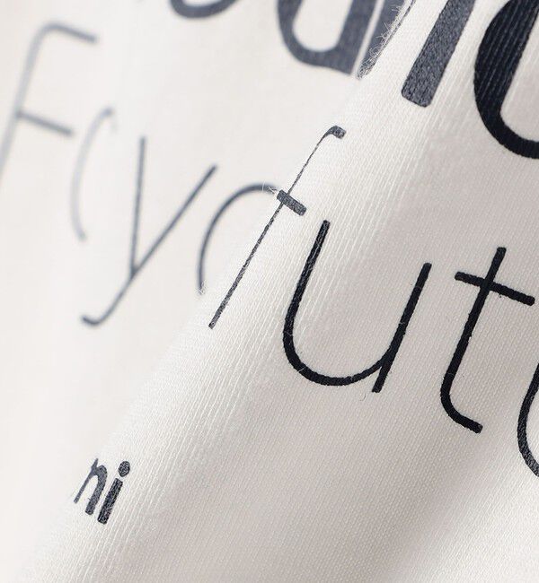 SHIPS any「【SHIPS any別注】MONMIMI:〈洗濯機可能〉ロゴ プリント ロンTEE 25SS」|Tシャツ・カットソー|